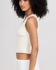 Reformation Reformation Myrtle Cotton Sweater Vest Fior Di Latte S - 4