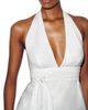 Reformation Reformation Naive Cotton Stretch Halter Top - 3