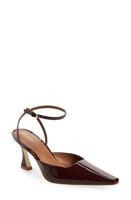 Reformation Reformation Natasha Ankle Strap Mesh Pump