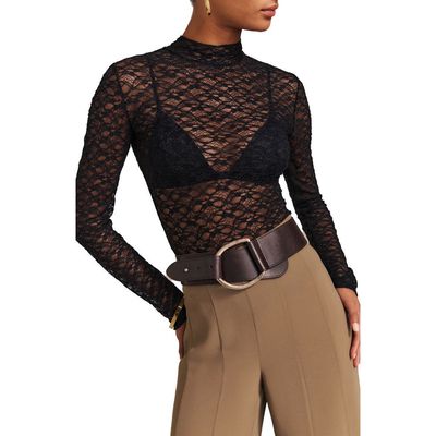 Reformation Reformation Nell Turtleneck Jersey Top