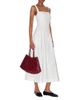 Reformation Reformation Nesta Cotton-Blend Square Neck Dress - 1