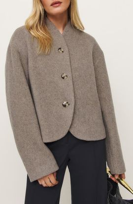 Reformation Reformation Owen Wool Blend Jacket