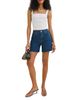 Reformation Reformation Ray Mid Rise Denim Shorts - 2