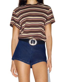 Reformation - Afton Short-Sleeve A-Line Midi Dress