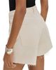 Reformation Reformation Saige High Rise Jean Shorts in Fior Di Latte - 3