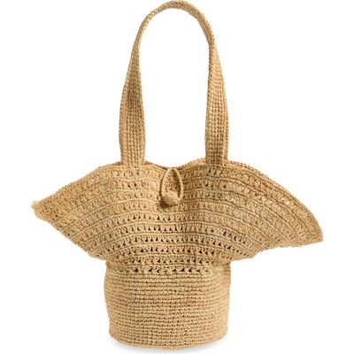 Reformation Reformation Sonia Raffia Hat Bag