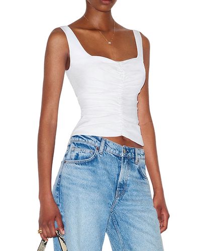 Reformation Reformation Thistle Cotton Blend Top