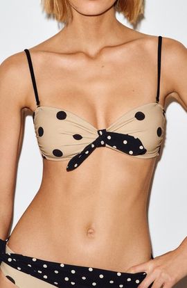 Reformation Reformation Zahara Knot Bandeau Bikini Top