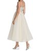 Reformation Women's Alouette Satin Tea-Length Dress - 5