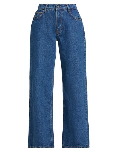 Reformation Women's Cary Low-Rise Slouchy Wide-Leg Jeans