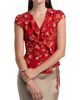 Reformation Women's Clemence Floral Crepe Wrap Top - 3