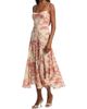 Reformation Women's Fredo Watercolor Toile Midi-Dress - 4