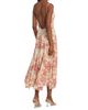 Reformation Women's Fredo Watercolor Toile Midi-Dress - 5