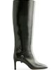 Reformation Women's Gaelle 75MM Leather Knee-High Boots - 6