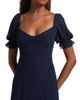 Reformation Women's Gloria Polka-Dot Midi-Dress - 6