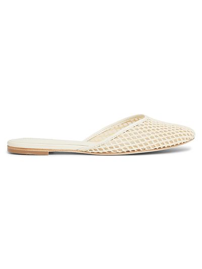 Reformation Women's Melly Crochet Flat Mules