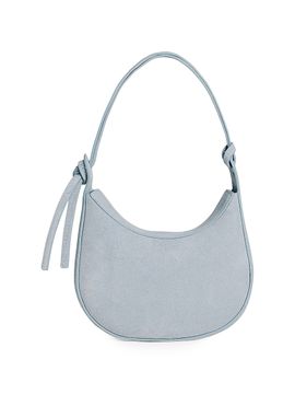 Reformation Women's Mini Rosetta Suede Shoulder Bag