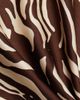 Reformation Women's Pike Zebra Satin Long-Sleeve Minidress - 7