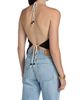 Reformation Women's Reese Linen Asymmetric Halter Top - 5