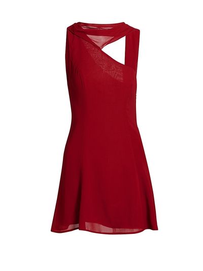 Reformation Women's Rossi Asymmetrical Cocktail Dress