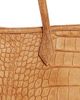 Reformation Women's Sofia Croc-Embossed Suede Tote Bag - 6