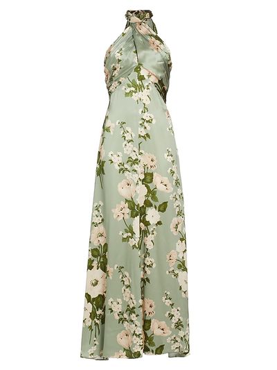 Reformation Women's Veria Floral Silk Maxi Dress
