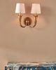 Regina Andrew River Reed Double Sconce Wall Light - 1