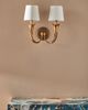 Regina Andrew River Reed Double Sconce Wall Light - 2