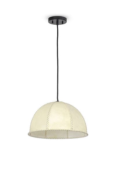 Regina Andrew Stevie Leather Stitch Vellum Pendant