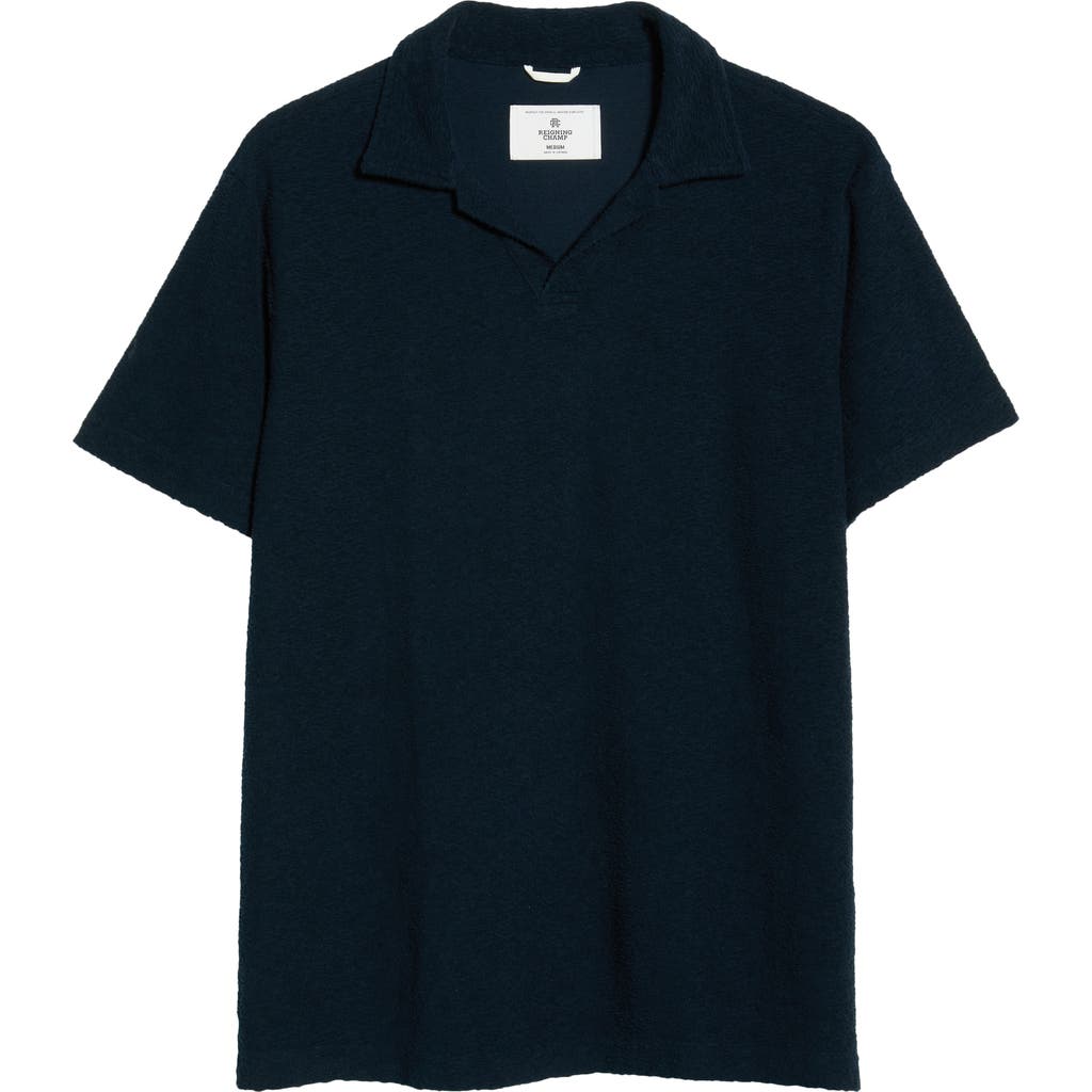 Reigning Champ Reigning Champ Johnny Collar Cotton Terry Cloth Polo