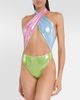 Reina Olga Reina Olga Italian Stallion lamé swimsuit - 2
