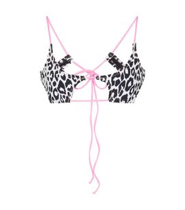 Reina Olga Reina Olga Theresa leopard-print bikini top