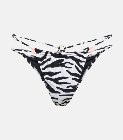 Reina Olga Reina Olga Theresa zebra-print bikini bottoms