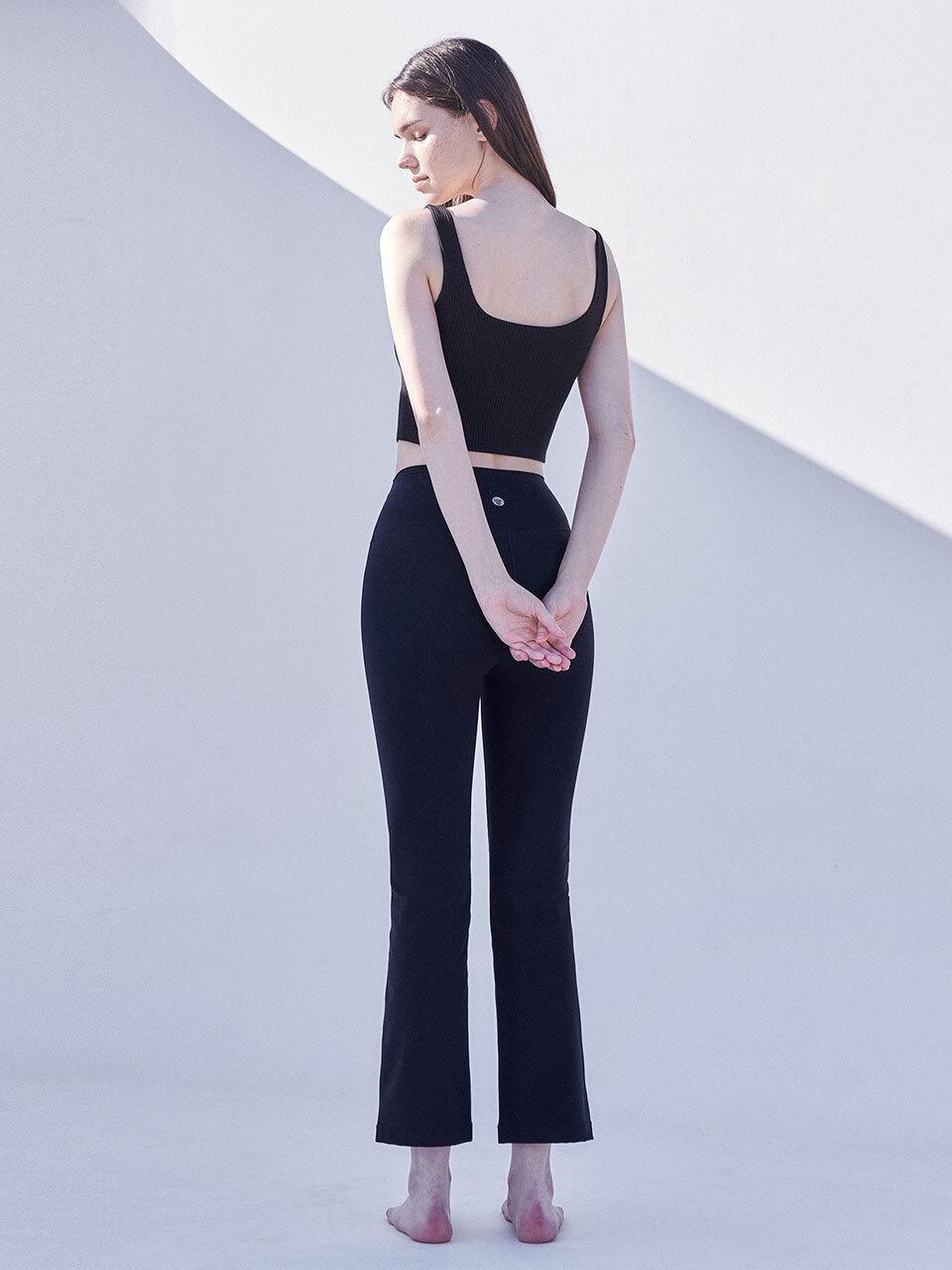 REINAMORA Mild Semi-Flare Pants Black