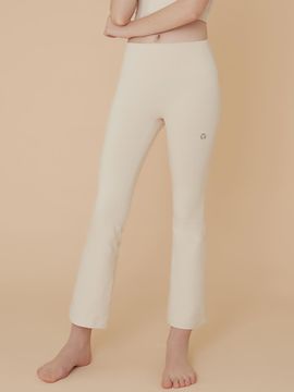 REINAMORA Semi Boot-Cut Casual Pants [PINK Cream]
