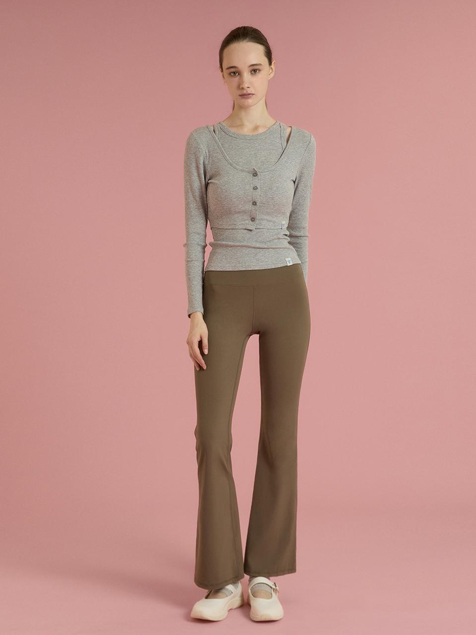 REINAMORA Wide Flare Leggings Mountain Pass