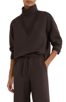 Reiss Reiss Abigail Mock Neck Sweatshirt