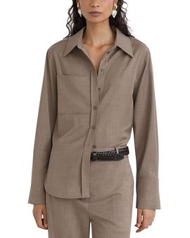 Reiss Reiss Adie Stretch Wool Shirt