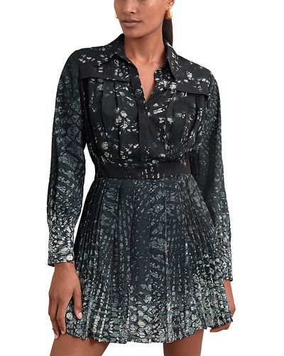 Reiss Reiss Ali Printed Flippy Dress