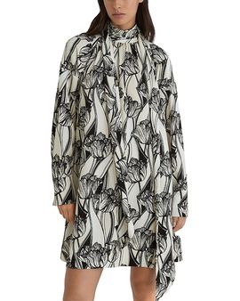 Reiss Reiss Alwen Scarf Tie Swing Dress