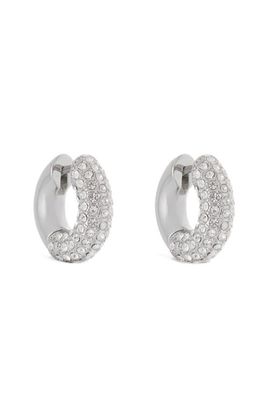 Reiss Reiss Amelia Pavé Huggie Hoop Earrings