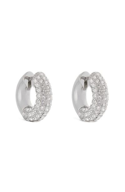 Reiss Reiss Amelia Pavé Huggie Hoop Earrings