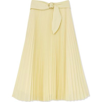 Reiss Reiss Amelie Belted Pleated Skirt