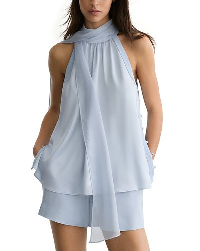 Reiss Reiss Andrea Chiffon Scarf Top