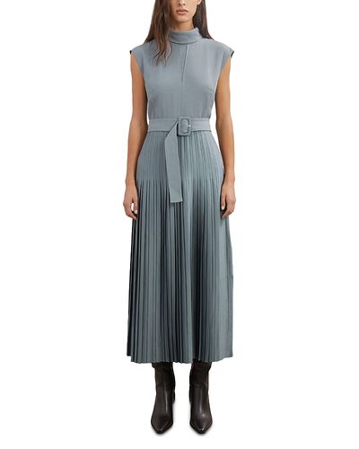 Reiss Reiss Ania Pleated Skirt Midi Dress