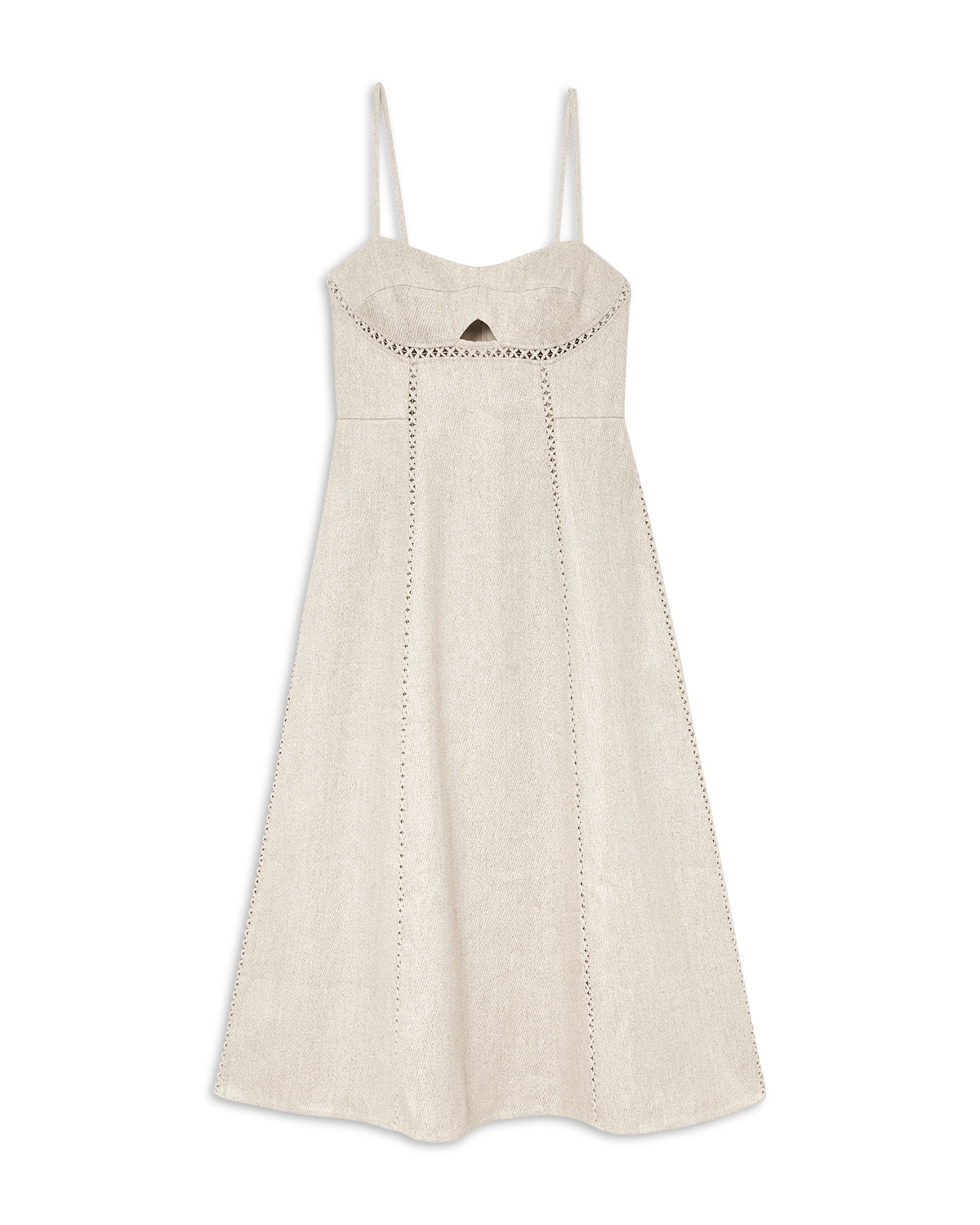 reiss annie linen dress Reiss Annie Linen Midi-Dress