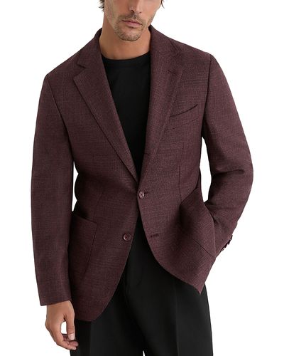 Reiss Reiss Aristocrat Tailored Fit Textured Hopsack Wool Blazer