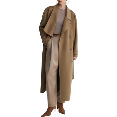 Reiss Reiss Arlo Double Breasted Wool Blend Coat