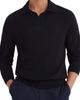 Reiss Reiss Ashdown Long Sleeve Cotton Polo - 1