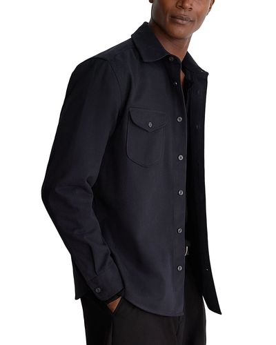 Reiss Reiss Astra Cotton Twill Flap Pocket Shirt
